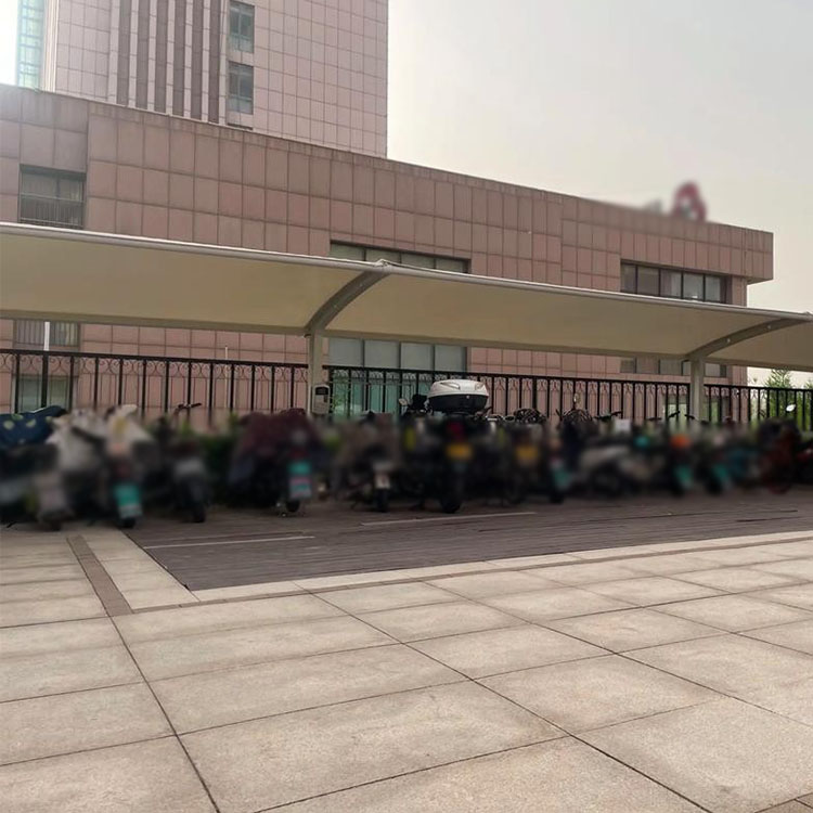 沅陵县膜结构电动车棚